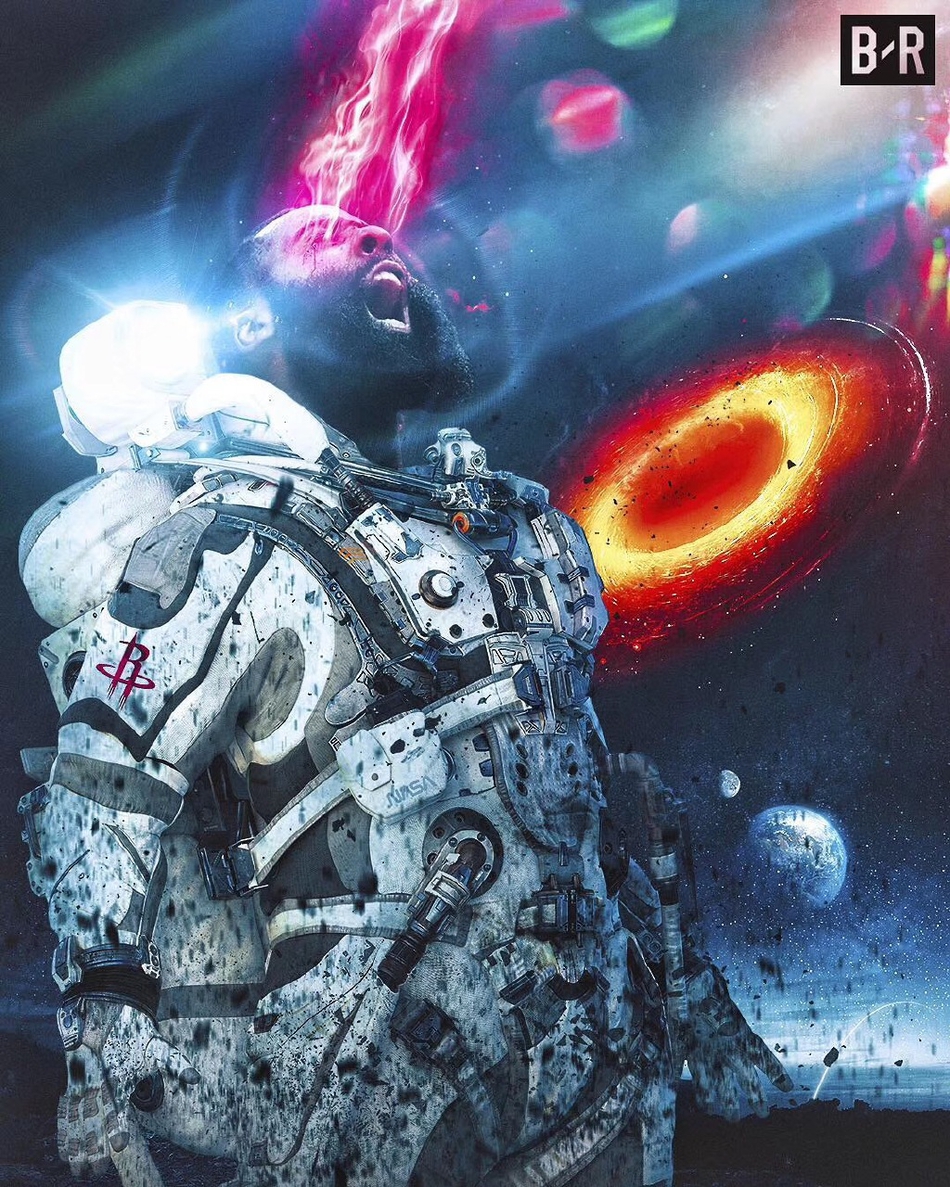 血灌瞳仁击退勇士!美媒发布炫酷海报致敬哈登