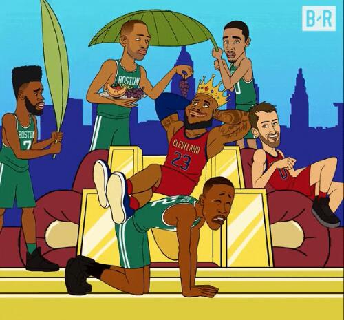 詹姆斯打服绿军