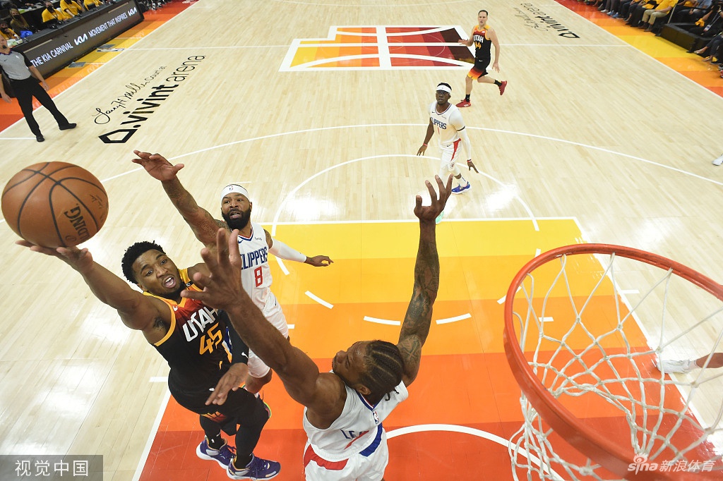 [NBA季后赛]快船109-112爵士 米切尔砍45分