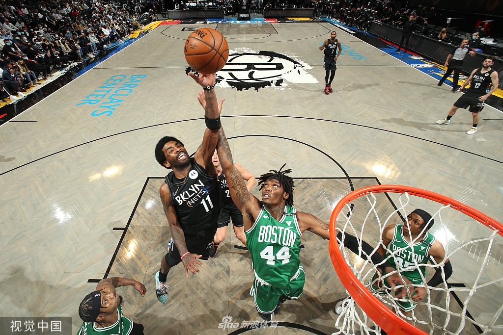 [NBA季后赛]凯尔特人108-130篮网 三巨头合砍61分