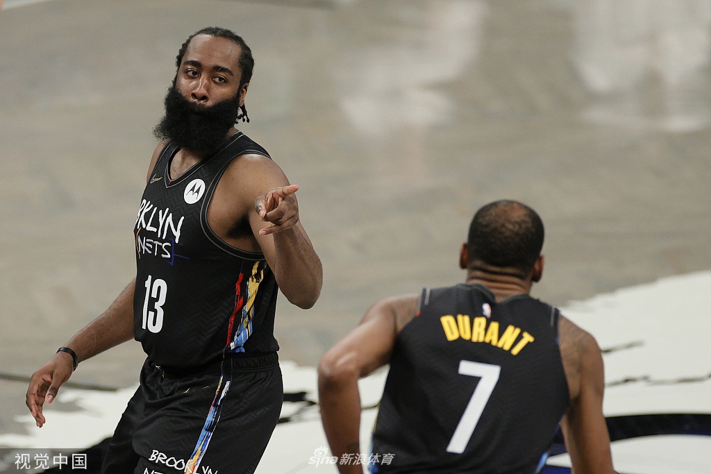 [NBA季后赛]凯尔特人108-130篮网 三巨头合砍61分