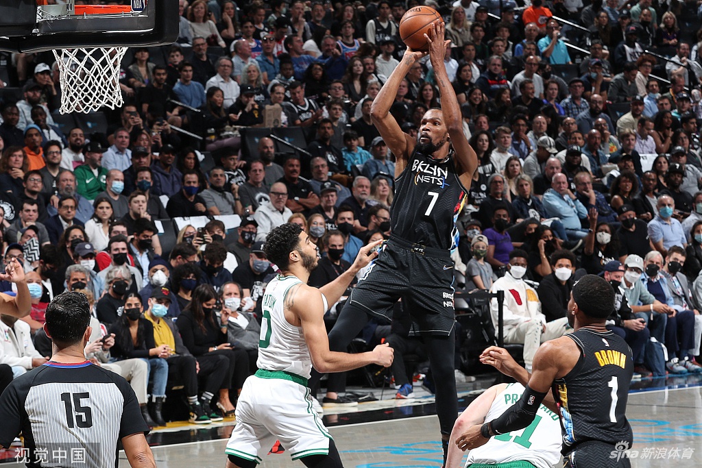 [NBA季后赛]篮网4-1淘汰凯尔特人 哈登砍三双