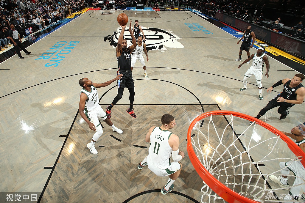 [NBA季后赛]雄鹿108-114篮网 杜兰特49分总分3-2