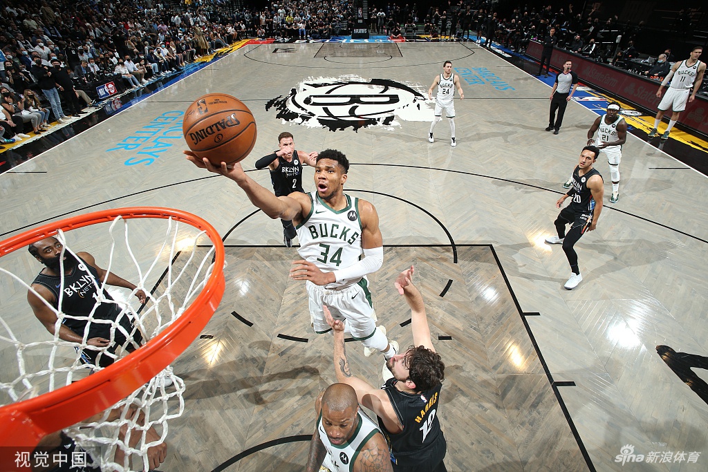 [NBA季后赛]雄鹿108-114篮网 杜兰特49分总分3-2