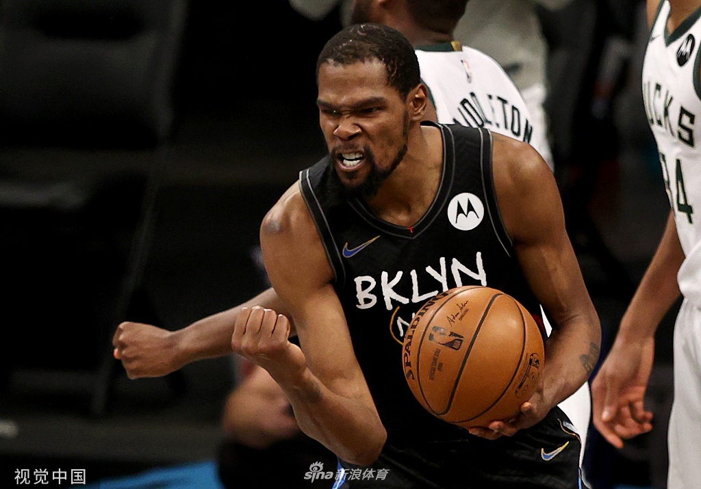 [NBA季后赛]雄鹿108-114篮网 杜兰特49分总分3-2