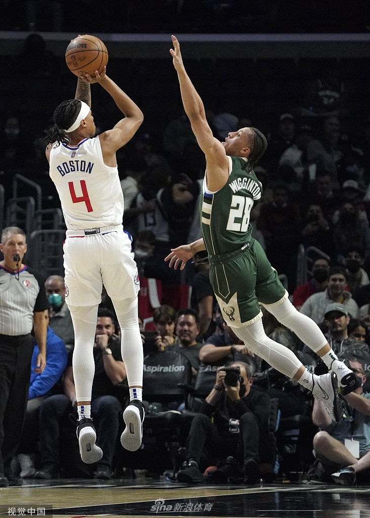 [NBA常规赛]字母哥28+10 雄鹿137-113快船