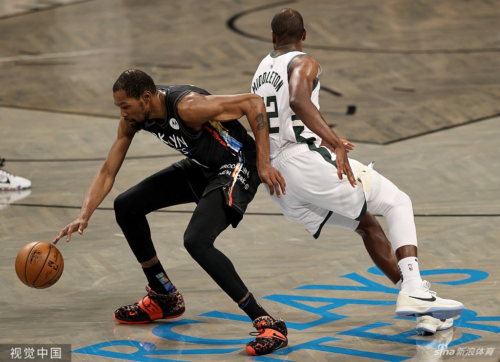 [NBA季后赛]雄鹿108-114篮网 杜兰特49分总分3-2