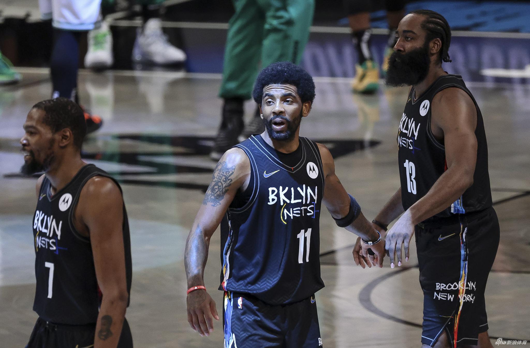 [NBA季后赛]篮网4-1淘汰凯尔特人 哈登砍三双