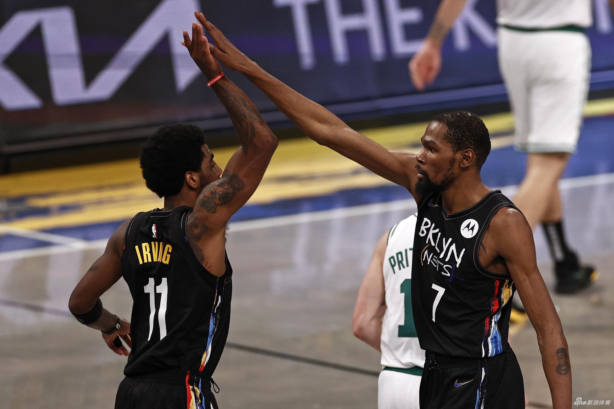 [NBA季后赛]篮网4-1淘汰凯尔特人 哈登砍三双