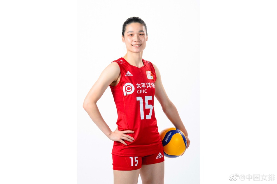 中国女排世联赛官方定妆照