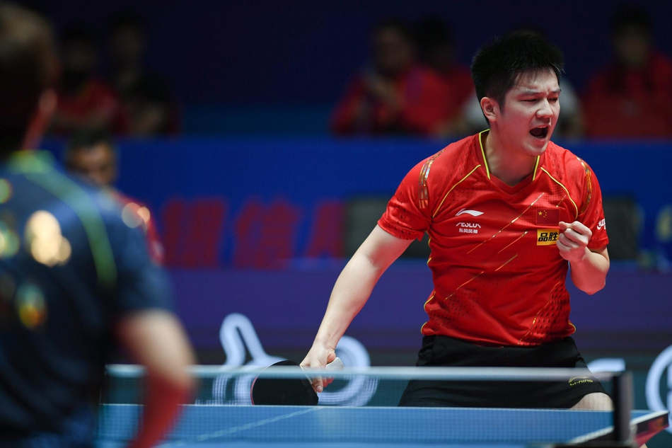 直通赛樊振东4-2王楚钦进决赛