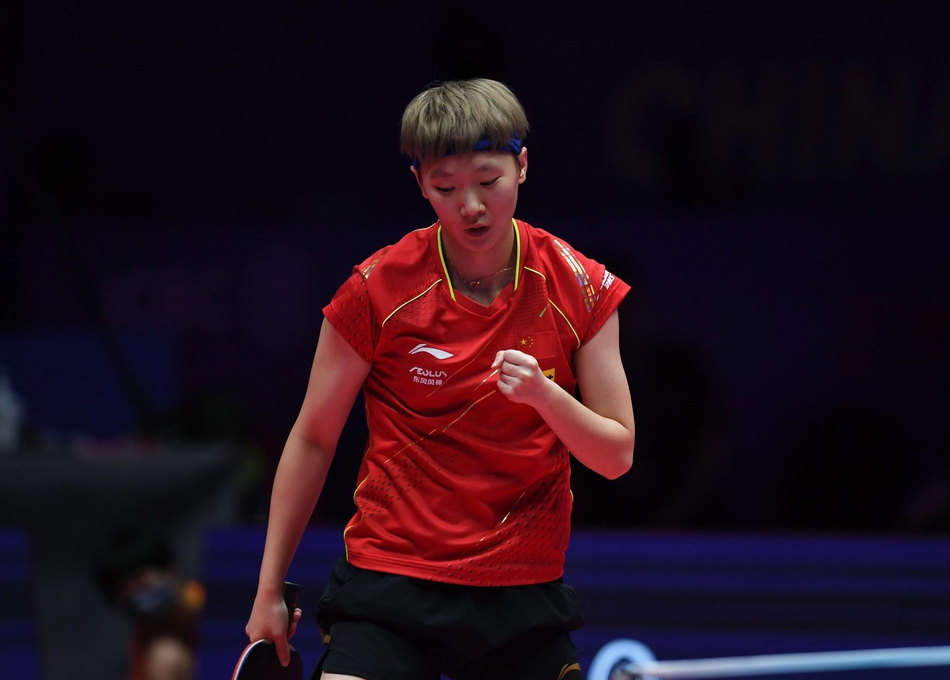 直通赛王曼昱4-1孙颖莎进决赛