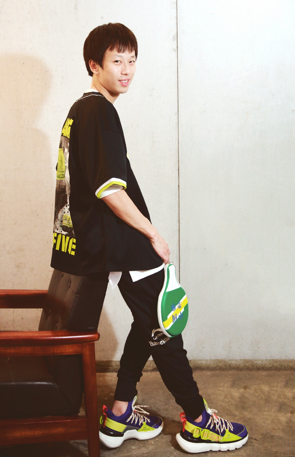 马龙丁宁林高远拍运动写真