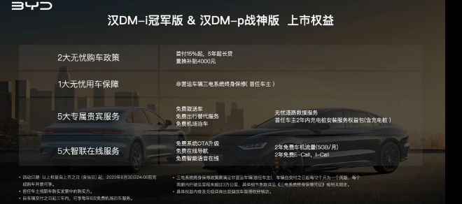 18.98万起 汉DM-i冠军版/汉DM-p战神版上市