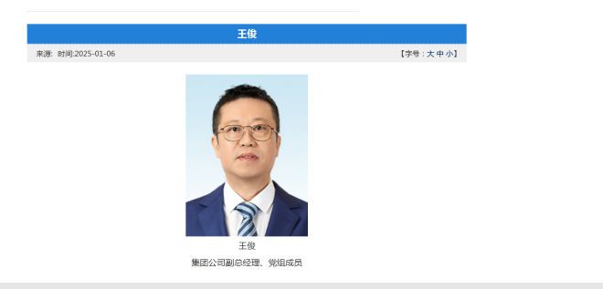 长安人事调整 王俊任兵装集团副总经理