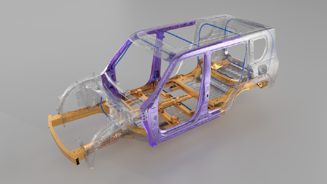 星舰车身“嵌入式大梁+多元环笼”原创设计