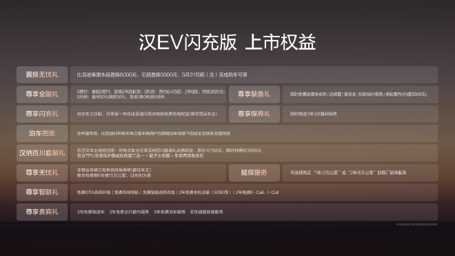 比亚迪汉EV闪充版上市 售价17.98万元起