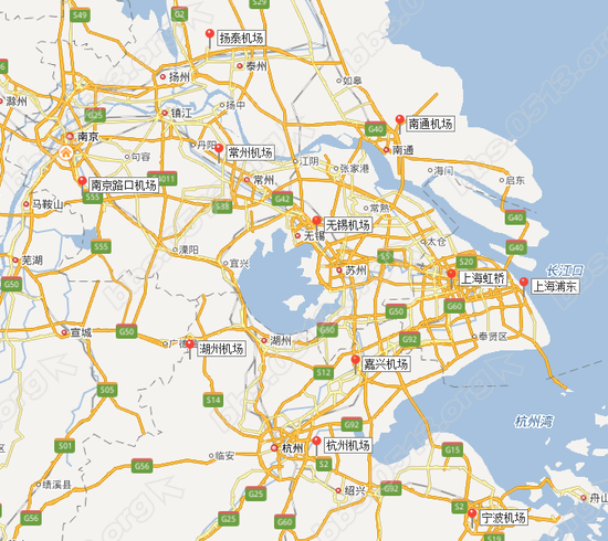 那么再看圆通公司此次要投资建设的嘉兴机场,在地理位置上,距嘉兴机场