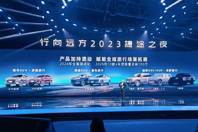 2023捷途之夜:全新架构发布 重磅新车亮相 2023捷途之夜:全新架构发布 重磅新车亮相