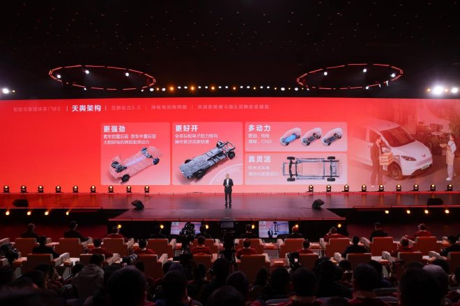 上汽通用五菱第二届致敬奋斗者大会  荣光EV亮相