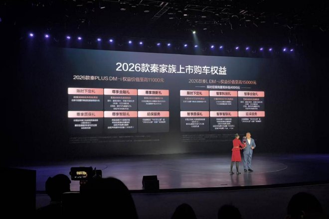 7.98万元起 2026款秦家族正式上市