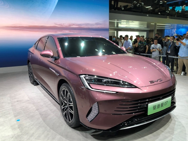 2023上海车展:比亚迪驱逐舰07等车型亮相 2023上海车展:比亚迪驱逐舰07等车型亮相