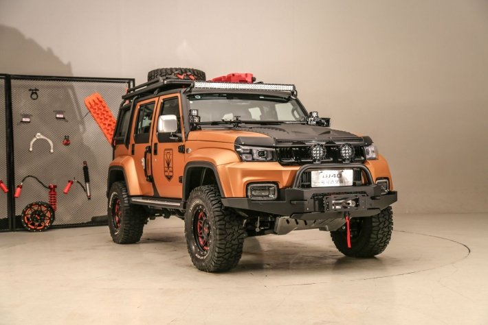 实拍北京BJ40可可西里版