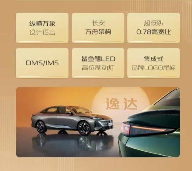 Configuration information of Changan Yida exposed, pre-sale starts on February 20