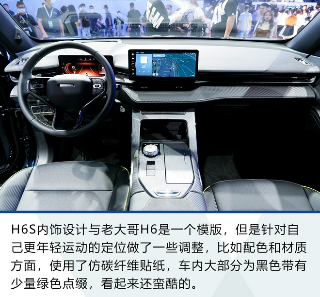 2021成都车展：哈弗全新SUV H6S静态体验