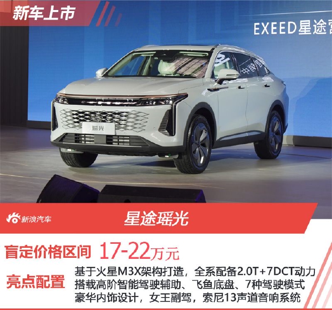 盲定价格区间17-22万元 星途瑶光全球首发暨盲定开启
