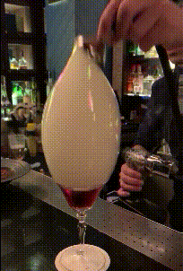 真气泡酒-搞笑gif动态图片-izike