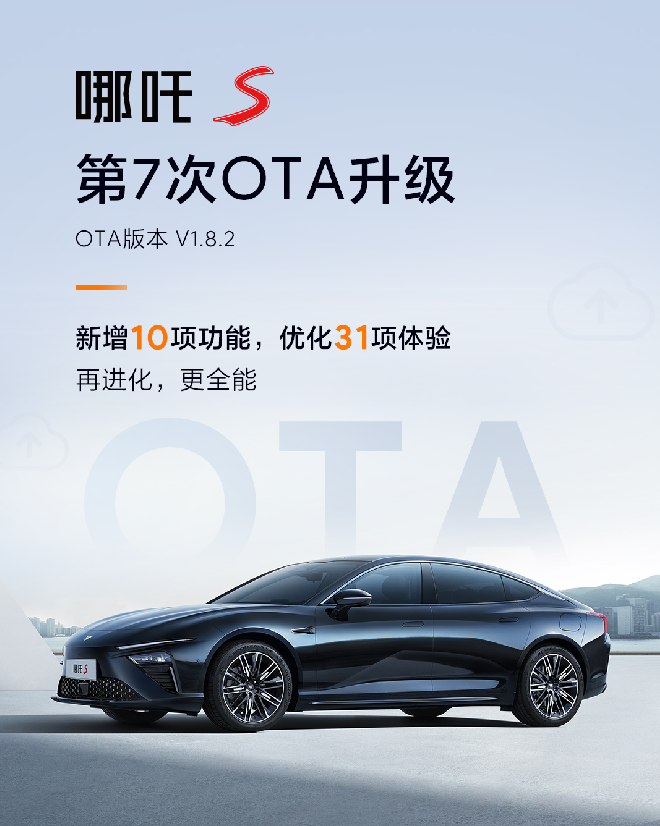 哪吒S第七次OTA升级 新增高速领航辅助NNP功能