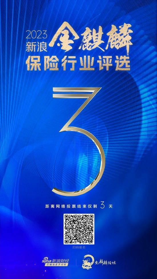 仅剩3天！2023新浪金麒麟保险行业评选网络投票进入倒计时