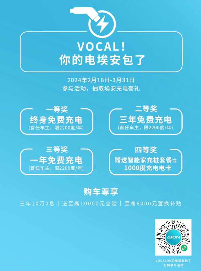 解决小区充电难 埃安家门口建充电站