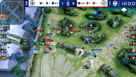 初晨赵云击飞双C造成减员