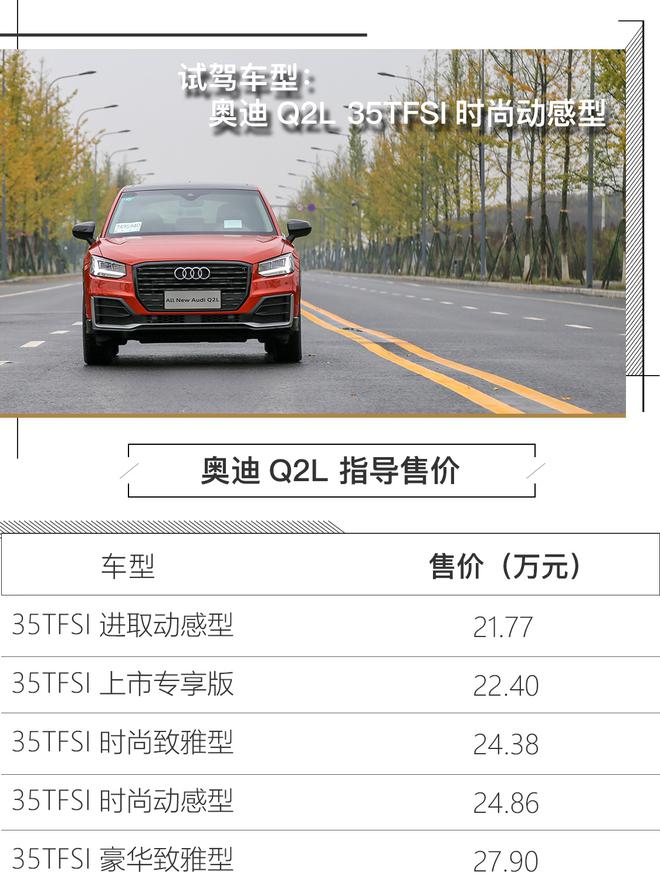 融入年轻人的潮酷生活 全新奥迪Q2L试驾