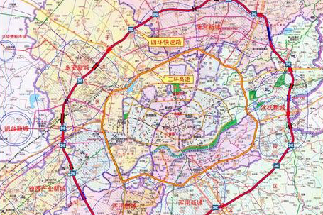 南阳湖街———浑南大道;"四环"即一环与二环实现中心城区保护壳,三环