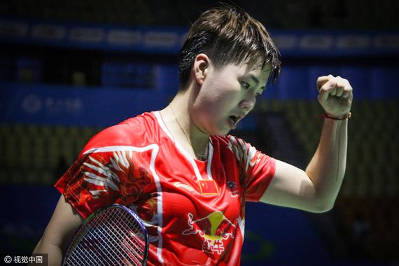 李茵晖在中羽赛上崭露头角