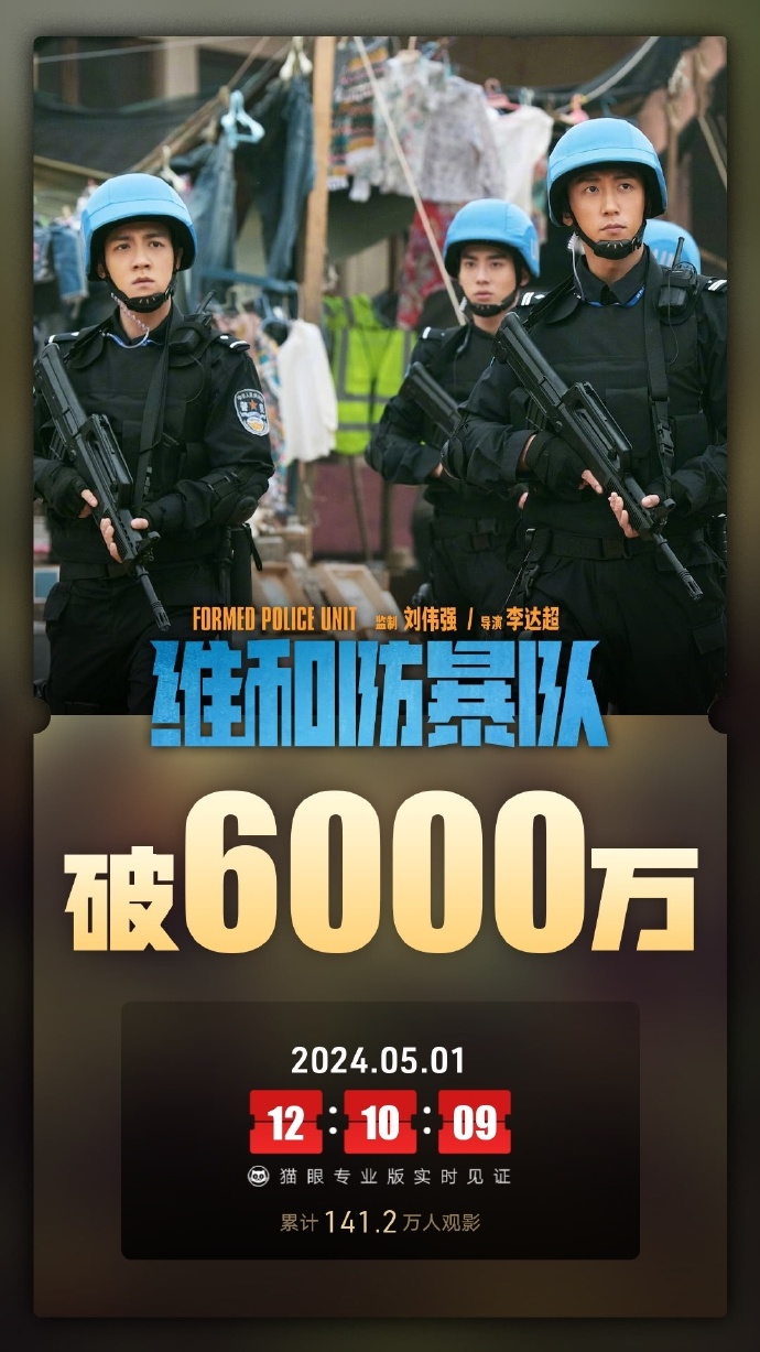 《维和防暴队》票房破6000万