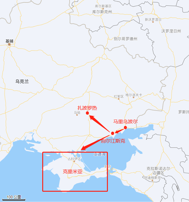 俄罗斯国防部:俄罗斯将开放从马里乌波尔经别尔江斯克到克里米亚_7x24