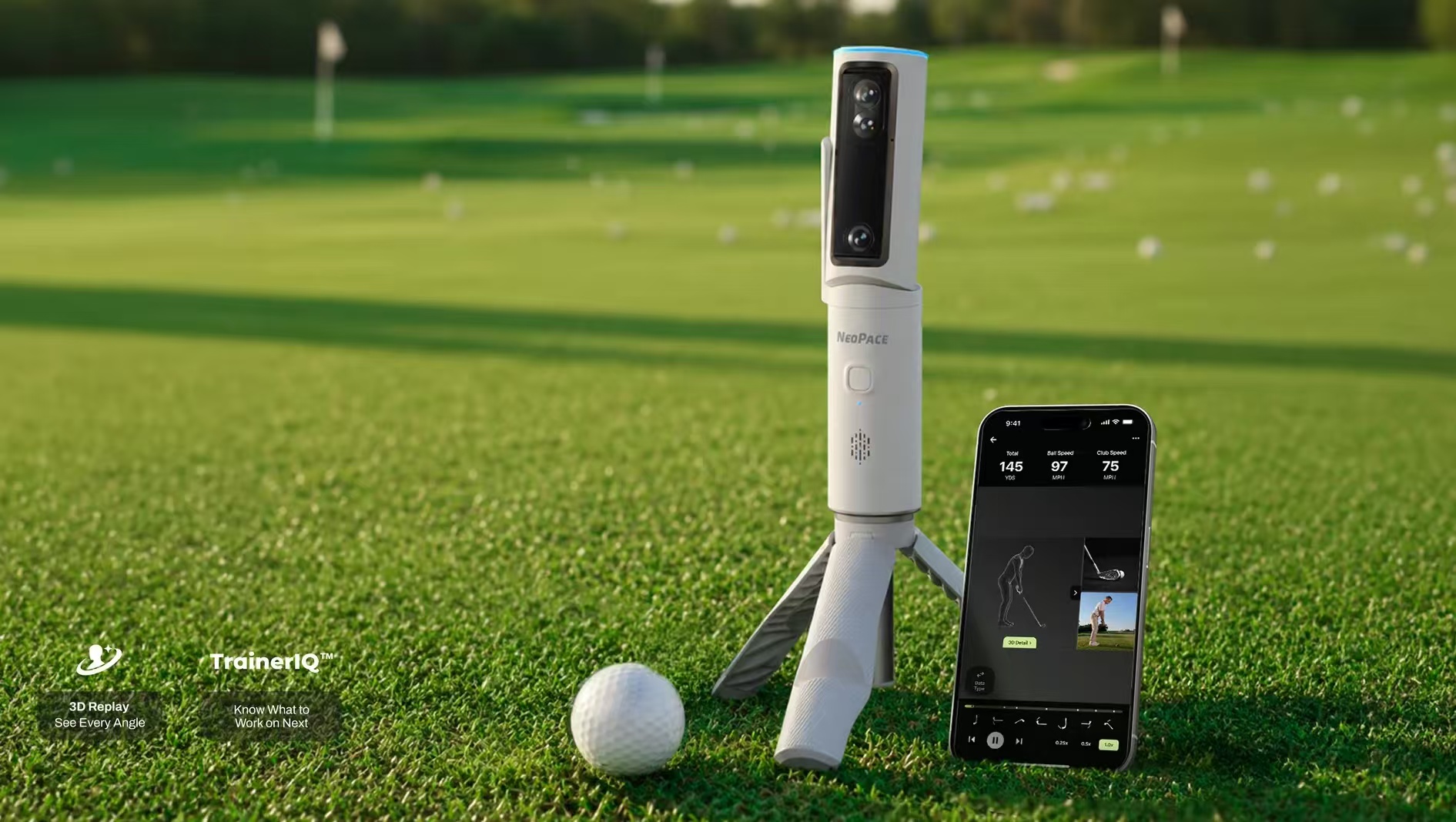 NeoPace发布首款高尔夫发球监测仪G10 Pro,由自研世界模型驱动 NeoPace发布首款高尔夫发球监测仪G10 Pro,由自研世界模型驱动