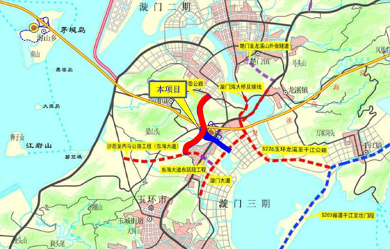 总投资约18亿 玉环市高铁站至沙岙公路工程今年开建