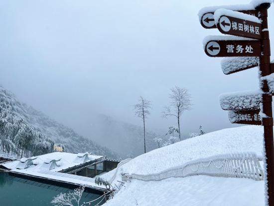 湖州安吉雪景美出新高度网称安吉北海道多图