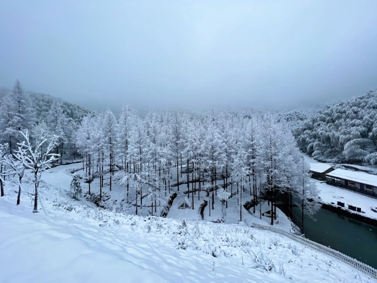 湖州安吉雪景美出新高度网称安吉北海道多图