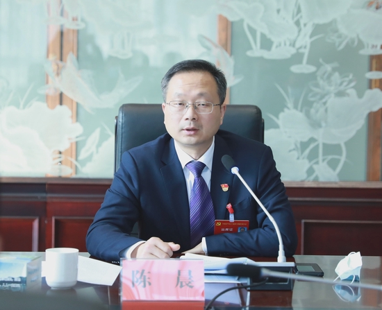陈晨在参加审议时强调扛起新使命展现新作为