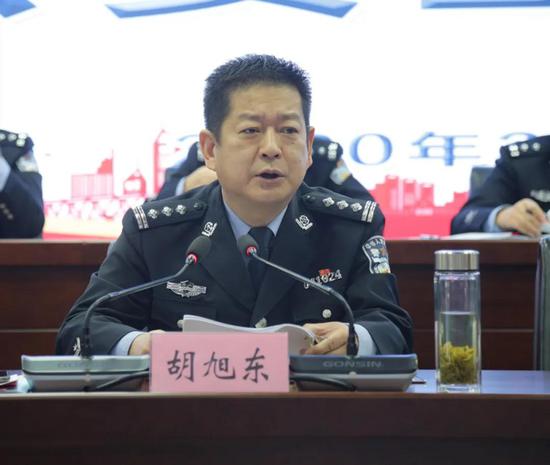 &nbsp;副区长,区公安分局党委书记,局长胡旭东作公安工作报告&nbsp