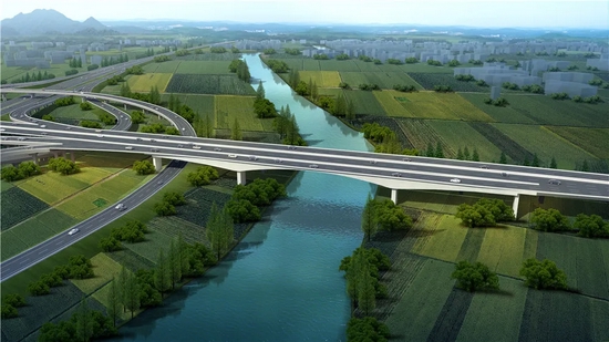 杭浦高速公路海盐联络线(一期)工程可行性研究报告评审会在海盐召开