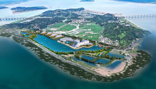 玉环市海山生态旅游岛入口门户区品质提升工程顺利完工