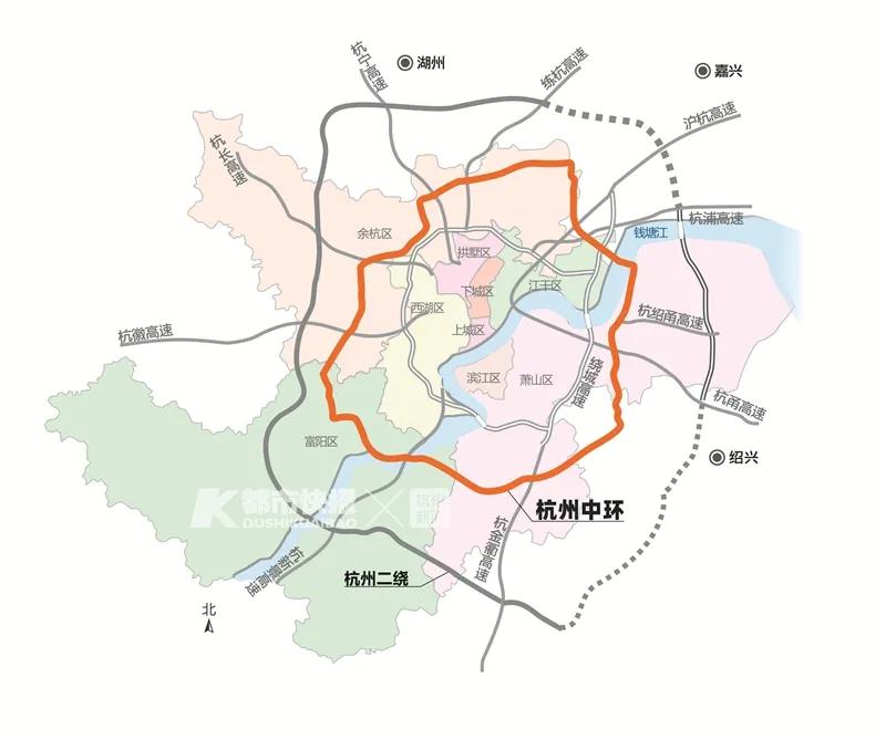杭州中环部分路段年内通车 全线预计2025年建成(组图)