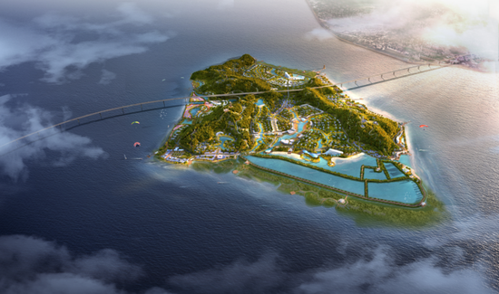 玉环市海山生态旅游岛入口门户区品质提升工程顺利完工